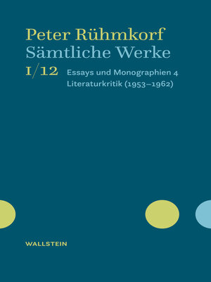 cover image of Sämtliche Werke